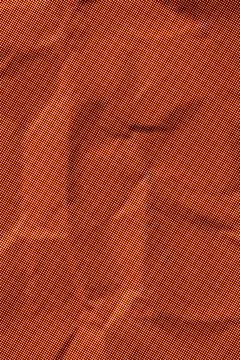 Bright Orange Halftone Paper Texture Retro Dotted Comic Print Stock Illustration