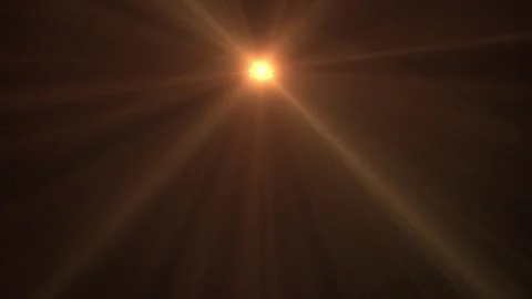 Bright orange light source appears top right 库存影片 345448388