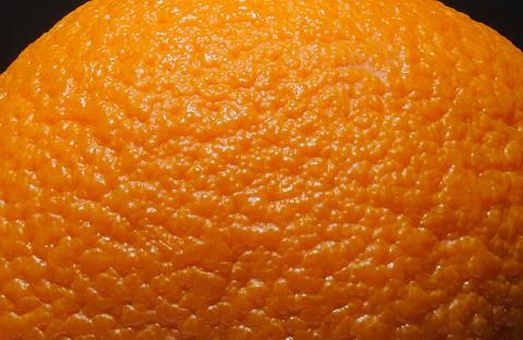 Bright orange peel Stock Photos