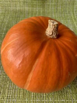 A bright orange pumpkin Stock Photos