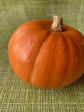 A bright orange pumpkin Stock Photos