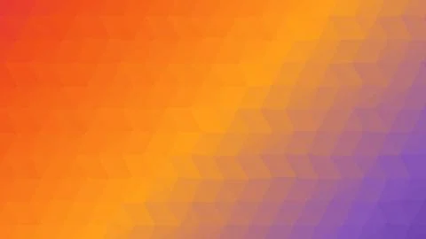 Bright orange to purple gradient with a repeating triangular geometric patter Иллюстрация