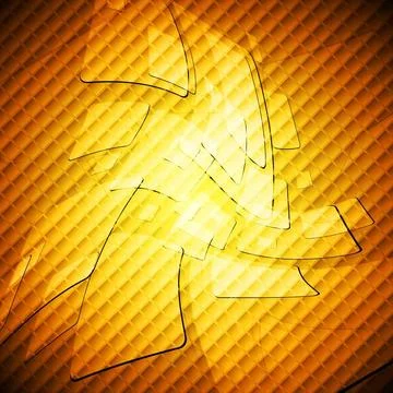 Bright orange tech background. Vector illustration eps 10 Bright orange te... Stockfoto's