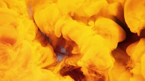 Bright orange thick smoke 60 frames per second. background video Stock-Footage 276317756