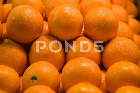 Bright oranges Stock Photos