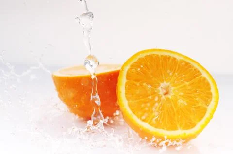 Bright oranges Stock Photos