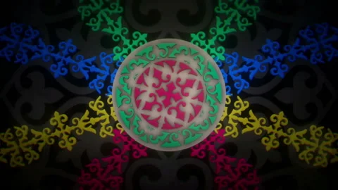 Bright Ornament Stock Footage 143657321