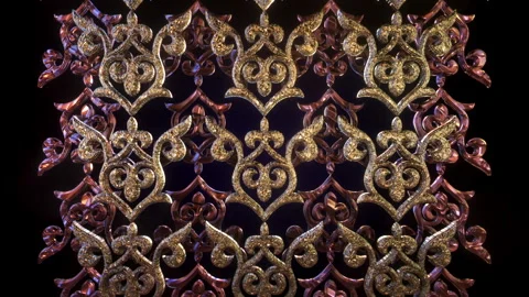 Bright Ornament Stock Footage 340223994