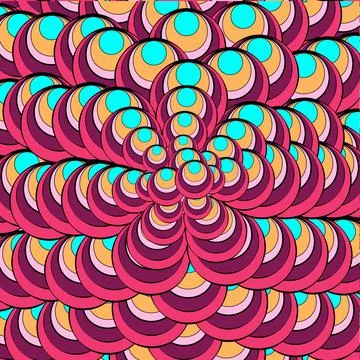 Bright ornament Stock Illustration