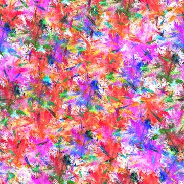 Bright paint texture, multilayer paint splatter, seamless pattern Stock Illustration