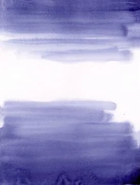 Bright painted blue and violet watercolor texture. Hand drawn background Stock Illustration