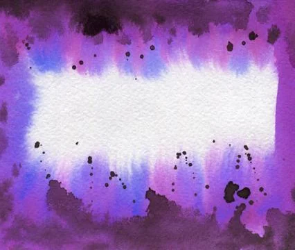 Bright painted watercolor texture. Hand drawn background with text place. Stock Illustration