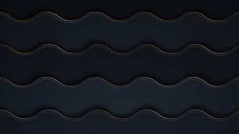 Bright paper cut background with waves layers. Stock Illustration