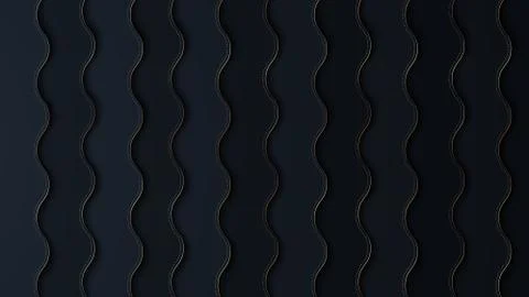 Bright paper cut background with waves layers. Stock-Illustration