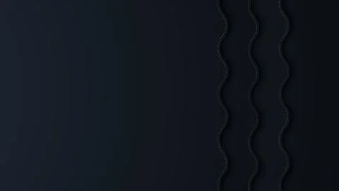 Bright paper cut background with waves layers. Stock Illustration