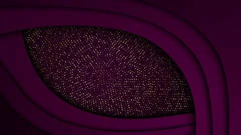 Bright paper cut background with waves layers. Stock Illustration