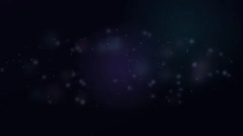 Bright particles move in dark background during light effects Stock Footage 336994278