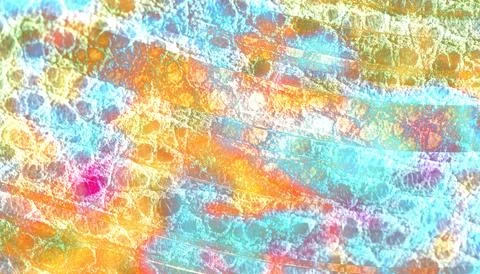 Bright Pastel Multicolor Abstract Background With Iridescent Bubble Texture.. Stock Illustration