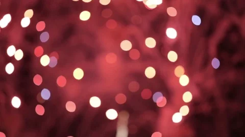 Bright Patriotic Firework Display Independence Day Bokeh Stock Footage 77517124