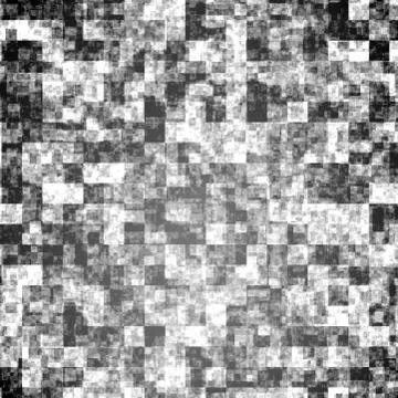 Bright pattern of cubes background in monochrome toned. Print. Texture of cha Illustrazione stock