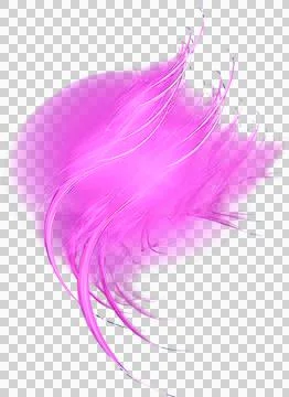 Bright pink abstract pattern, wave, isolated element, decor Stock Illustration