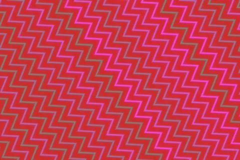Bright pink and red zigzag pattern background design Stockillustratie