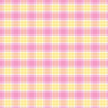 Bright Pink and Yellow Checkered Seamless Pattern for Fabric and Gift Wrap Stock Illustration
