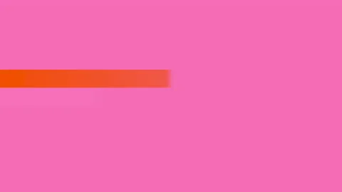 Bright pink background with flowing multicolored stripes. Design. Parallel lines Stock Footage 209158735