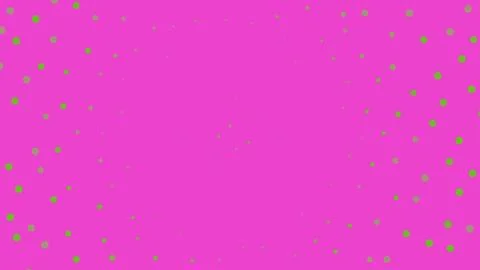 Bright pink background with green dots pattern Stockillustratie