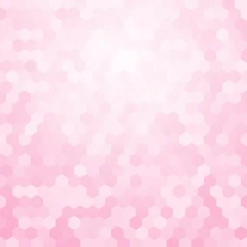 Bright pink background hexagon Ilustración de archivo