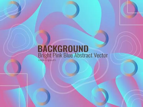 Bright pink blue abstract vector background Stock Illustration