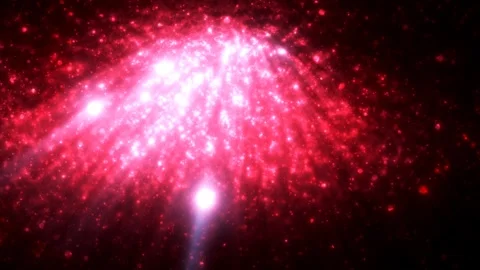 Bright pink glowing particles burst and magical cosmic dust 스톡 동영상 342805508