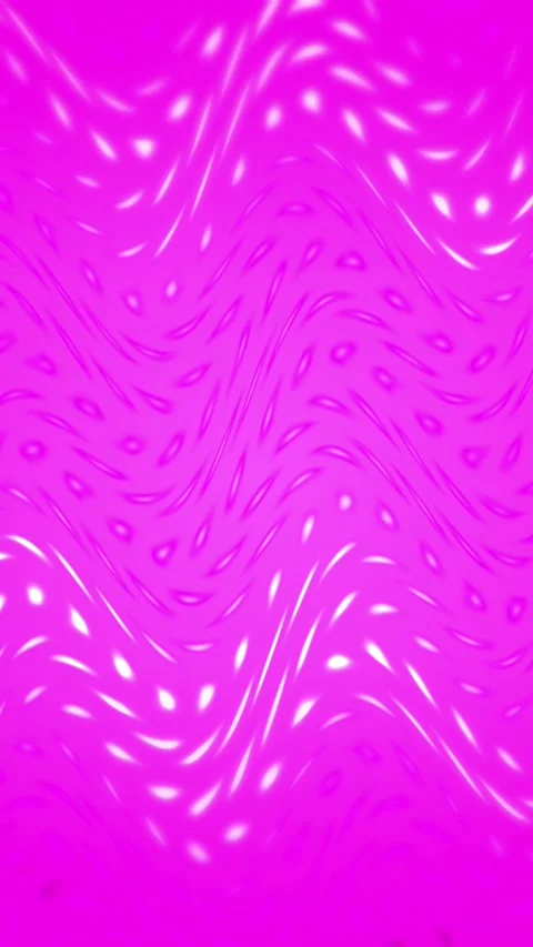 Bright pink glowing wavy lines and dots background, abstract motion Stock Footage 343859608