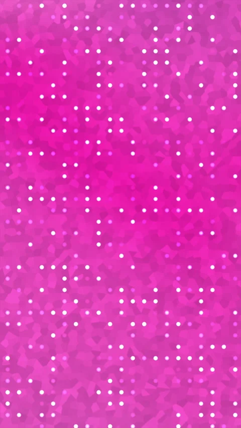 Bright pink gradient with scattered white dots Stock Footage 337086738