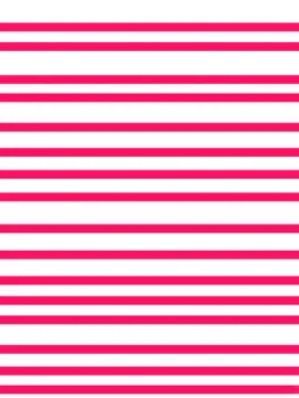 Bright pink horizontal stripes pattern on white background Stock Illustration