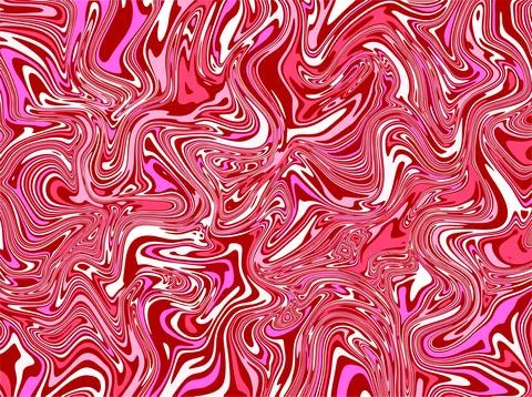 Bright pink modern complex marble design template. Pink acrylic ink oil vector. Stock Illustration
