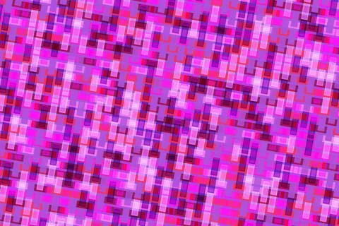 Bright pink mosaic pattern with small square tiles Stock Photos