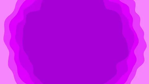 Bright pink plain curly forms backdrop - abstract 3D illustration Иллюстрация