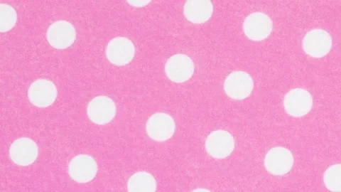 Bright pink polka dot texture background zoom in, out and rotate repeat and.. Stock Footage 310684018