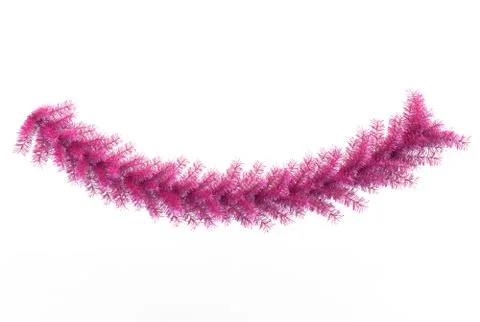 Bright Pink Twig Stock Illustration