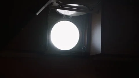 Bright Porthole Light in Ship Cabin in Drake Passage Stock Footage 334877097