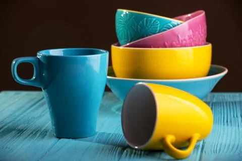 The bright pottery Stock Photos