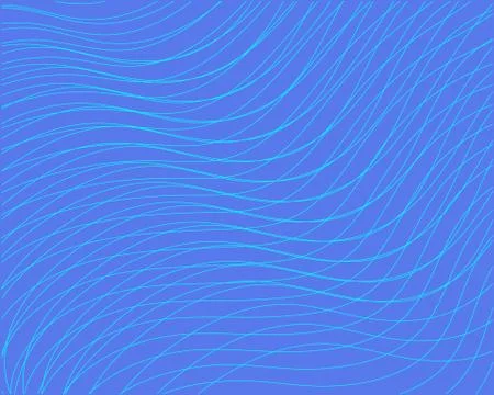 Bright print light horizontal lines on blue background Stock Illustration