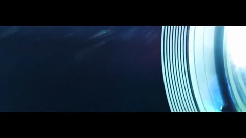 Bright Projector Light With Dust Particle Stream Digital Cinema projection Video stock 88092966