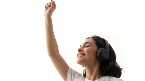 Bright pure white plain background template with empty copy space Stock Footage 321788006