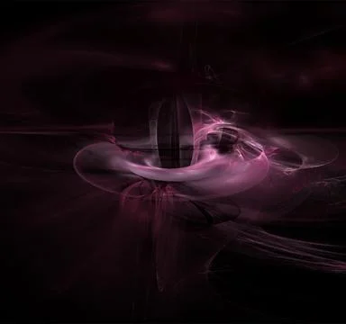 Bright purple abstract pattern on black, color digital graphics, background Stock Illustration
