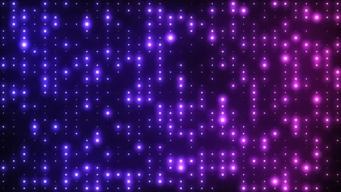 Bright purple and blue gradient disco background. Disco party lights Stock Footage 304161695