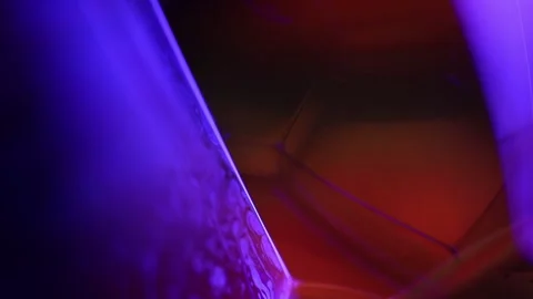 Bright purple line on red background Stock Footage 311052610