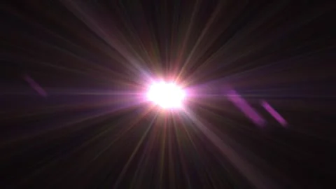 Bright purple-pink burst light radiates from a dark center Видео 338301896