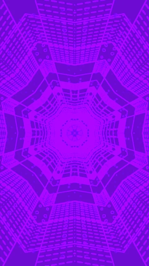 Bright purple tunnel visual loop creating a mesmerizing experience of depth.. Stock Footage 321570413